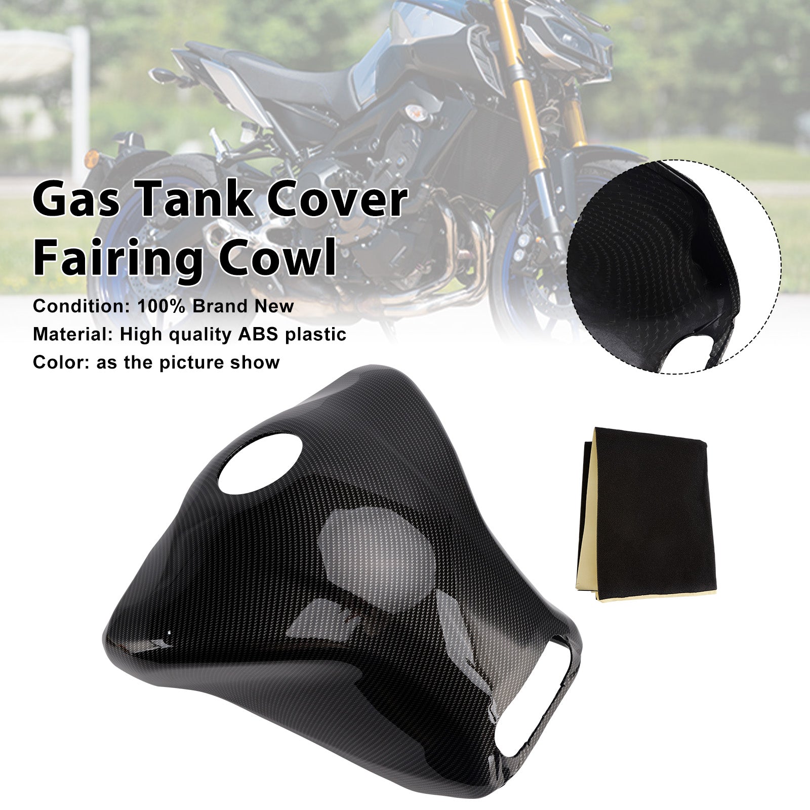 2021–2024 Yamaha MT-09/SP Tankdeckelverkleidung Verkleidungsverkleidung
