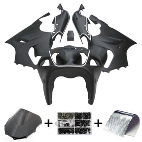 Amotopart 1996-2003 Kawasaki ZX7R Matte Black Fairing Kit