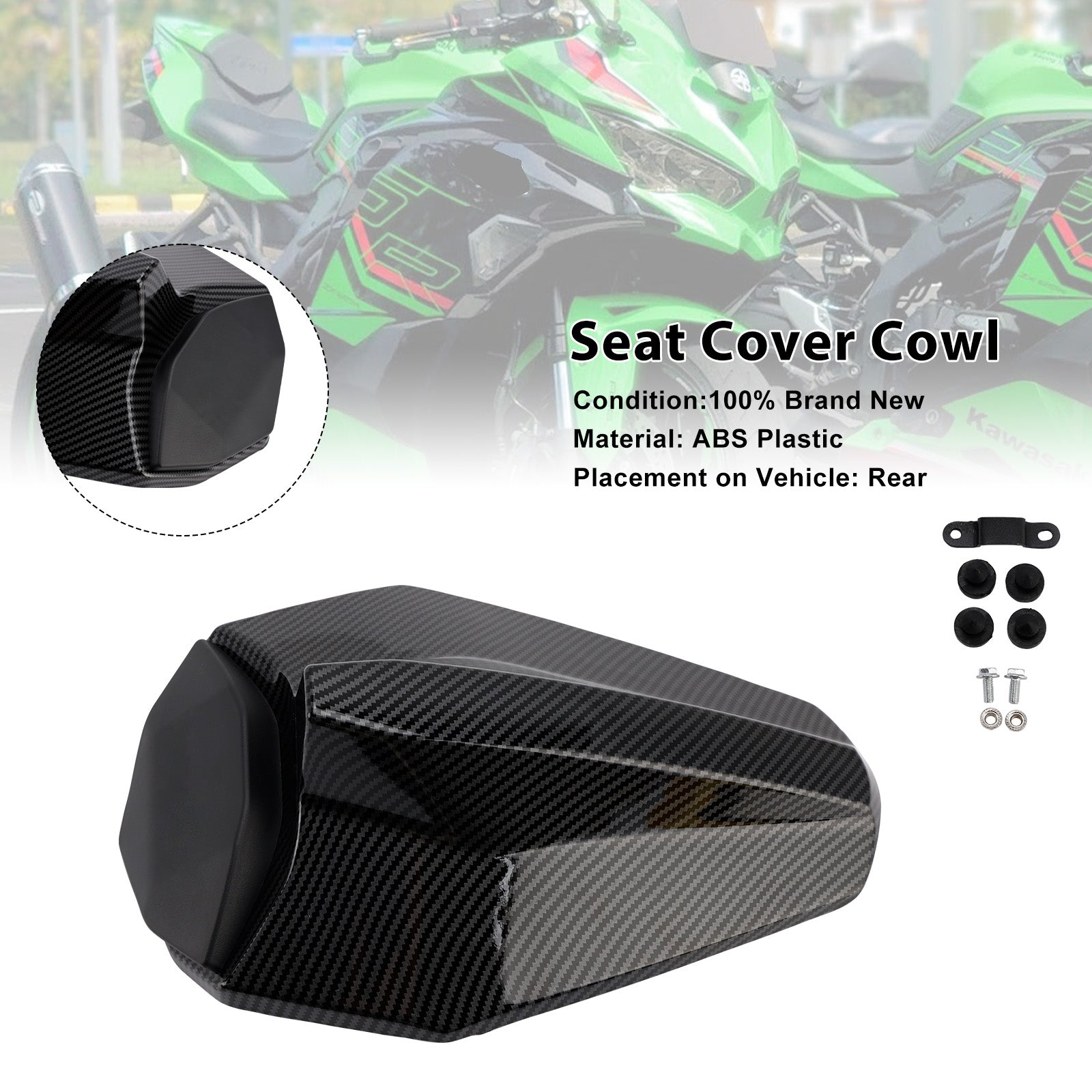 Kawasaki ZX25R ZX4R ZX4RR 20-25 Racing Tail Rear Seat Fairing Cowl