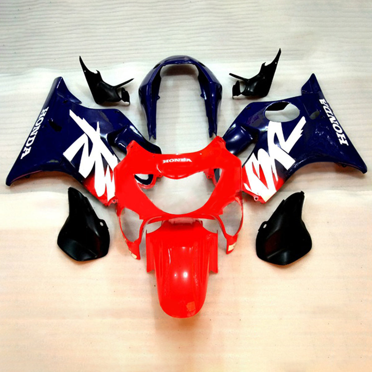 Amotopart 1999-2000 CBR600 F4 Honda Red&Blue Style1 Fairing Kit