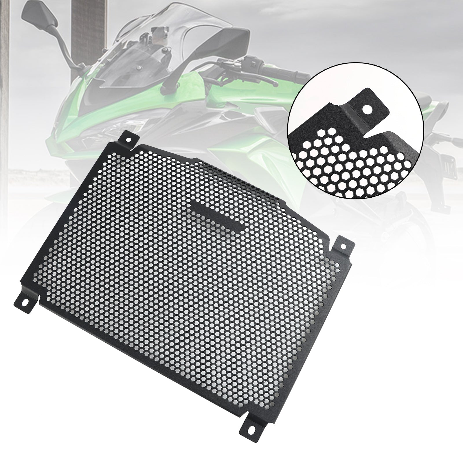 Protecteur de radiateur, couvercle de radiateur adapté à Kawasaki Ninja 1000Sx 20-21