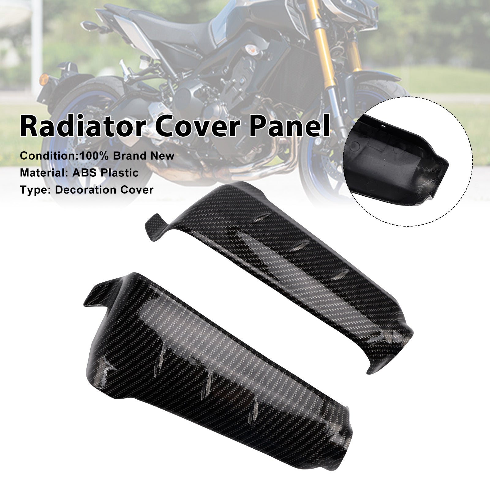 2021-2024 Yamaha MT-09/SP Radiator Side Cover Fairing Panels