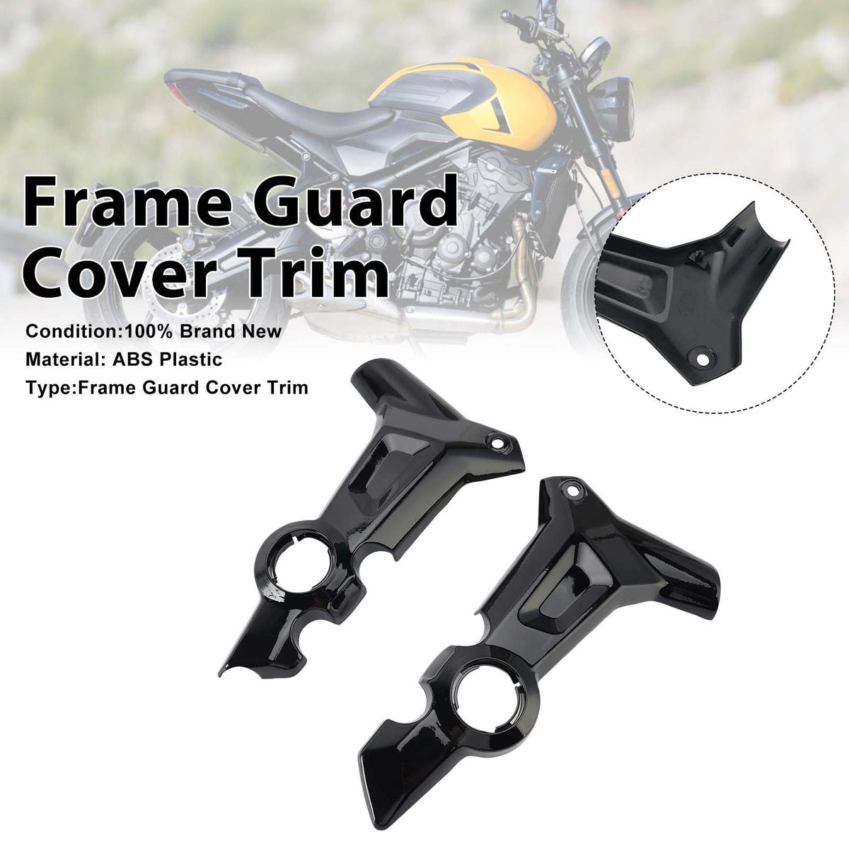 22-25 660 25-27 800 Trident Frame Guard Side Protection Cover Fairing