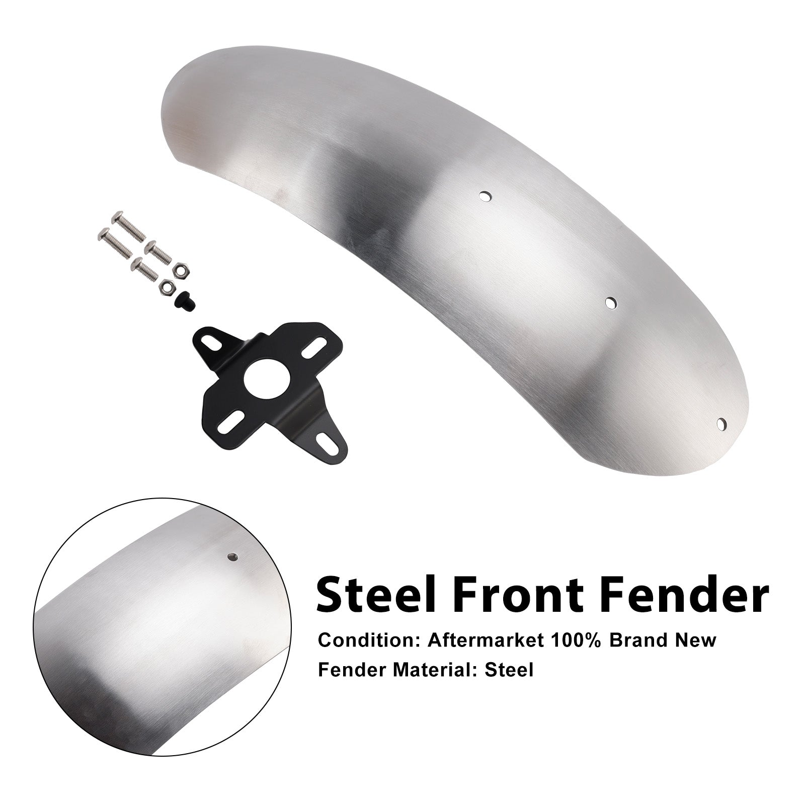 2017-2025 MOTO GUZZI V7 Stone Special Steel Front Fender Mudguard