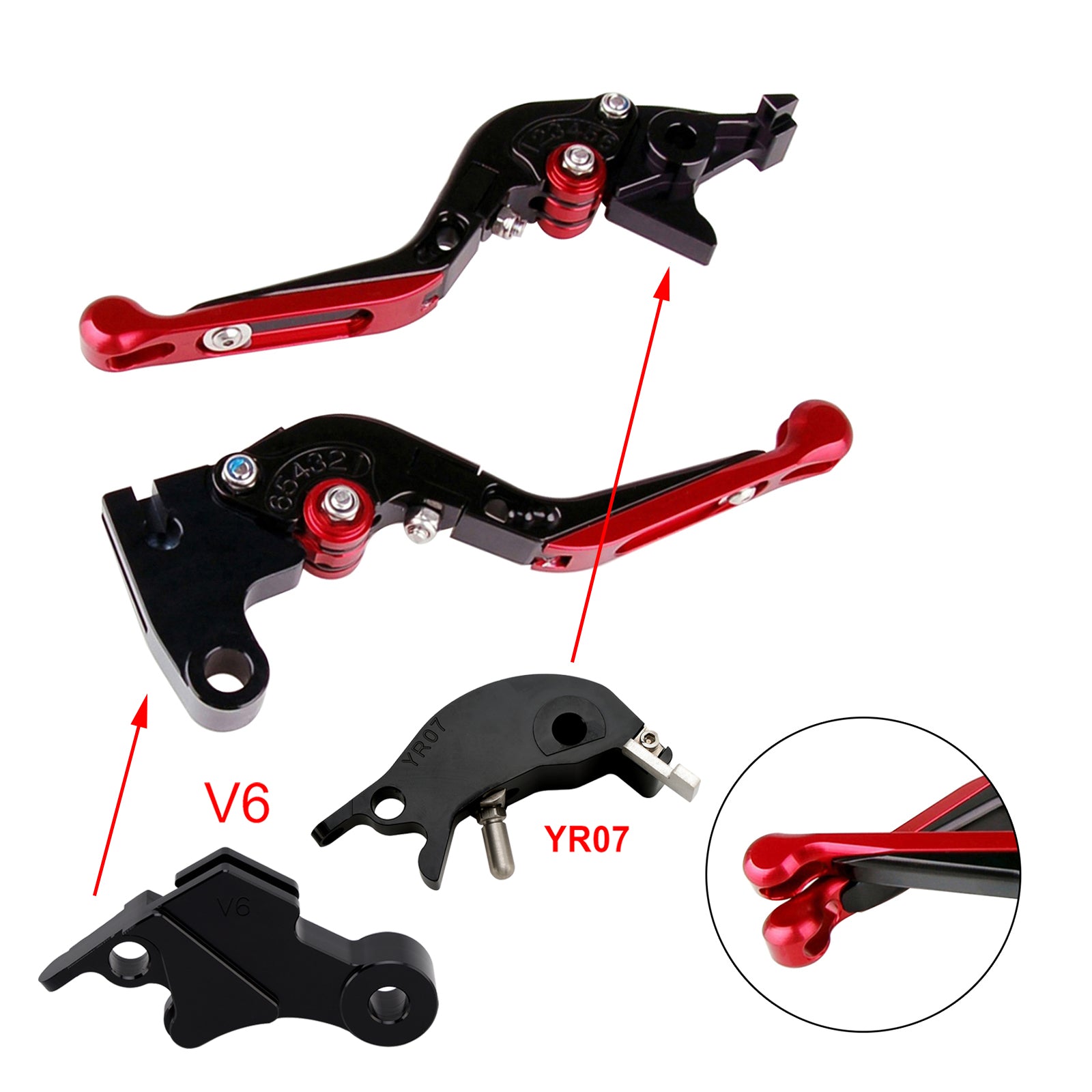 24-25 YAMAHA XSR900 XSR900GP MT-09 MT-09SP Adjustable Clutch Brake Lever