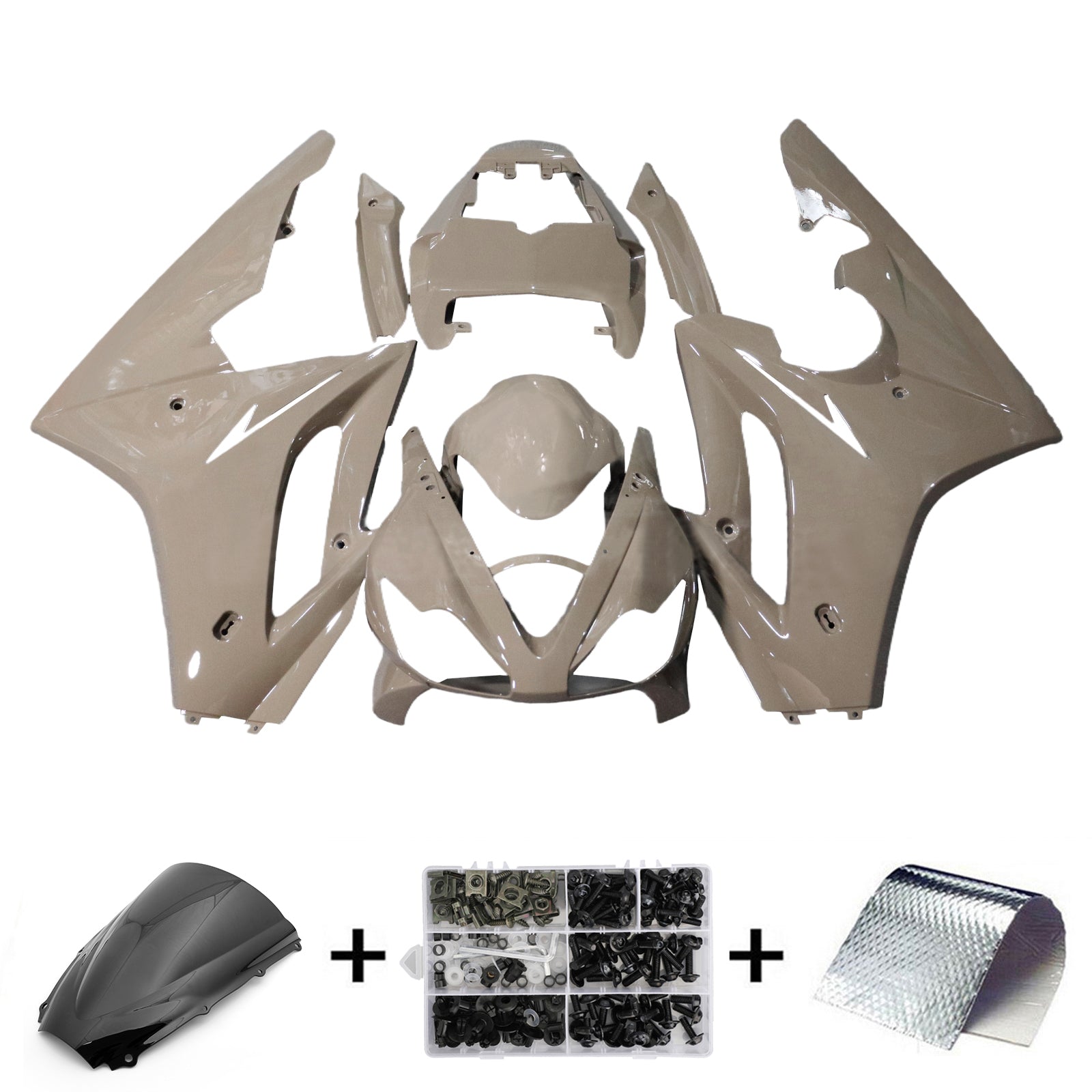 Amotopart 2006-2008 Triumph Daytona 675 Light Sand Color Fairing Kit