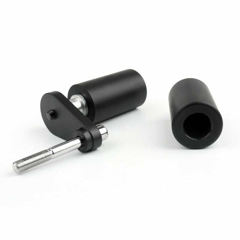 2003-2008 Yamaha YZF-R6 R6S No Cut Frame Crash Slider Protector Black
