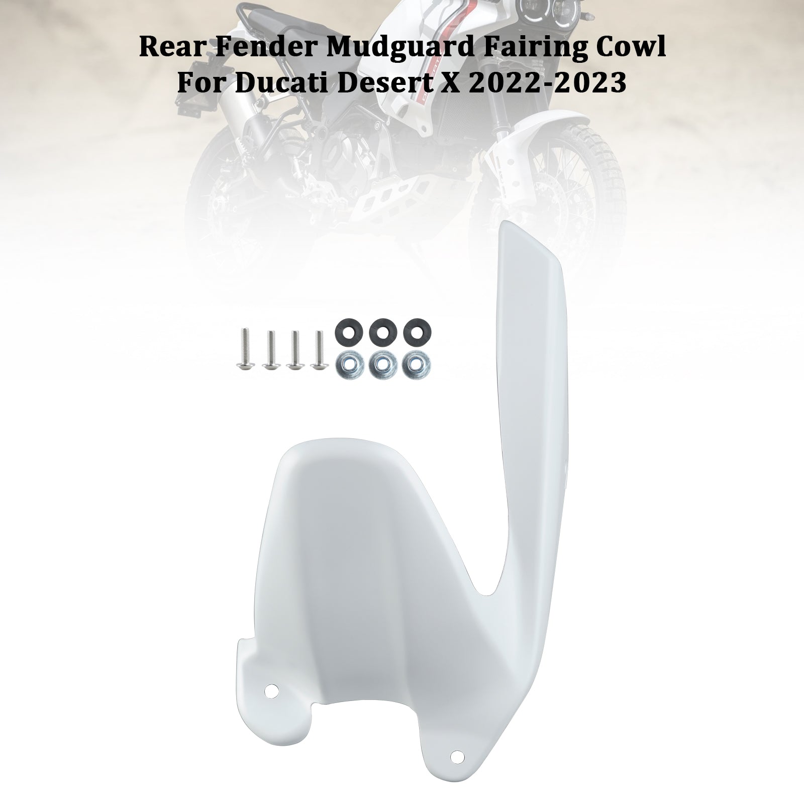 22-23 Ducati Desert X Rear Fender Mudguard Fairing Cowl