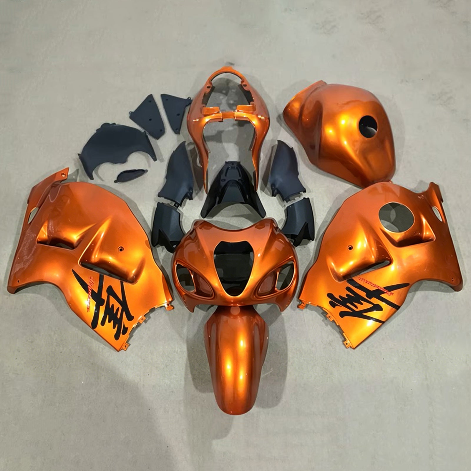 Amotopart 1999-2007 Suzuki Hayabusa GSX1300R Orange Fairing Kit