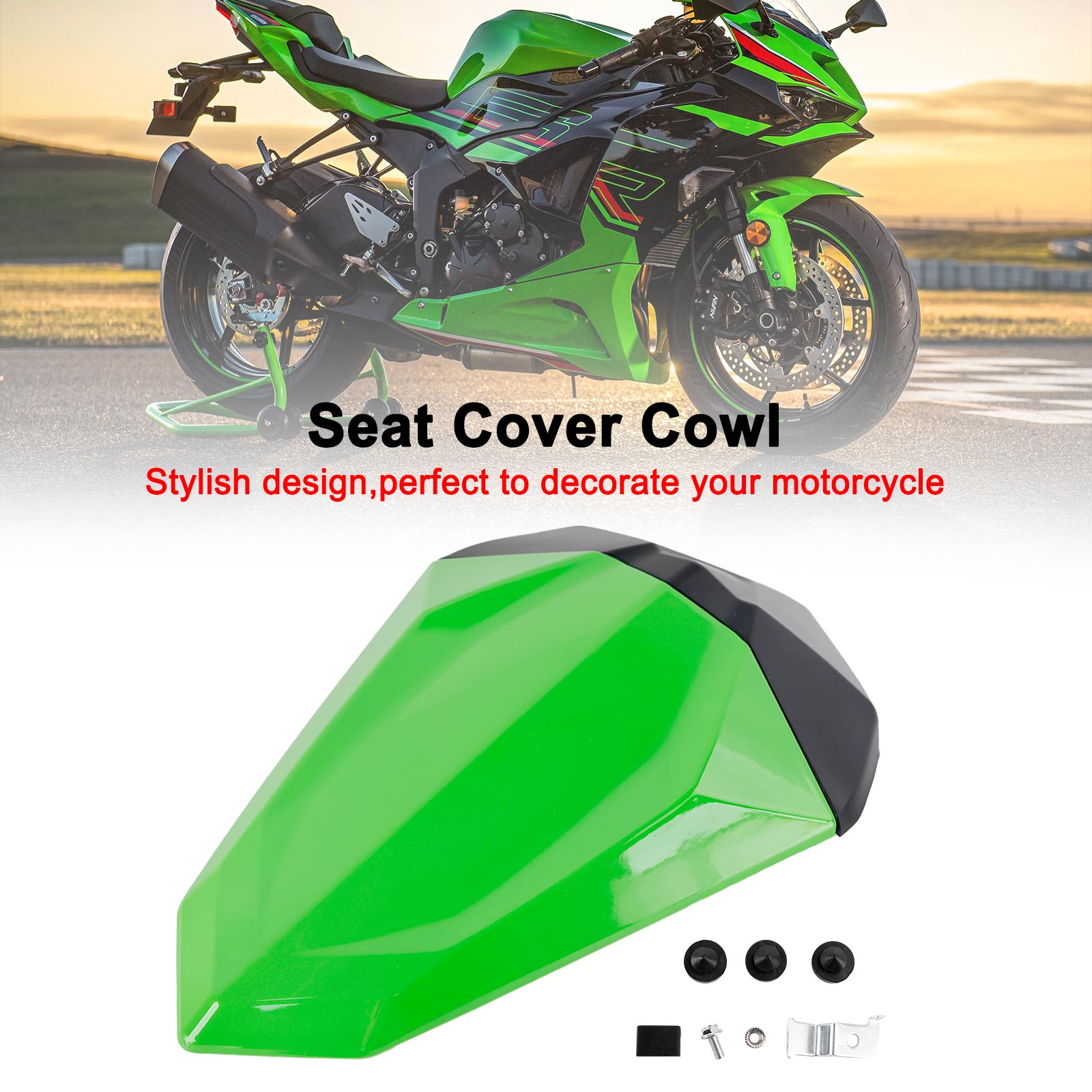24-25 Kawasaki Ninja 500 EX500R Z500 Tail Rear Seat Fairing Cowl