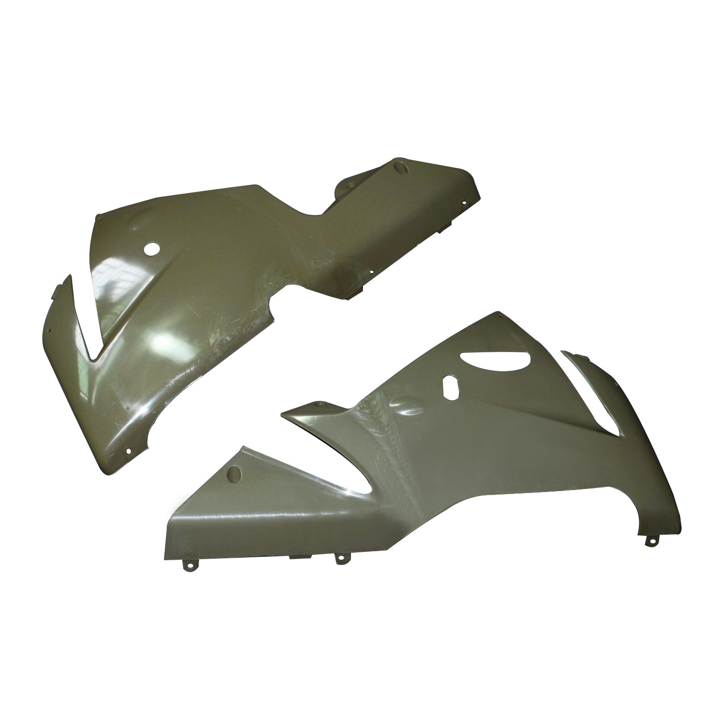 Amotopart 2004-2005 Kawasaki ZX10R Verkleidungssatz, unlackiert