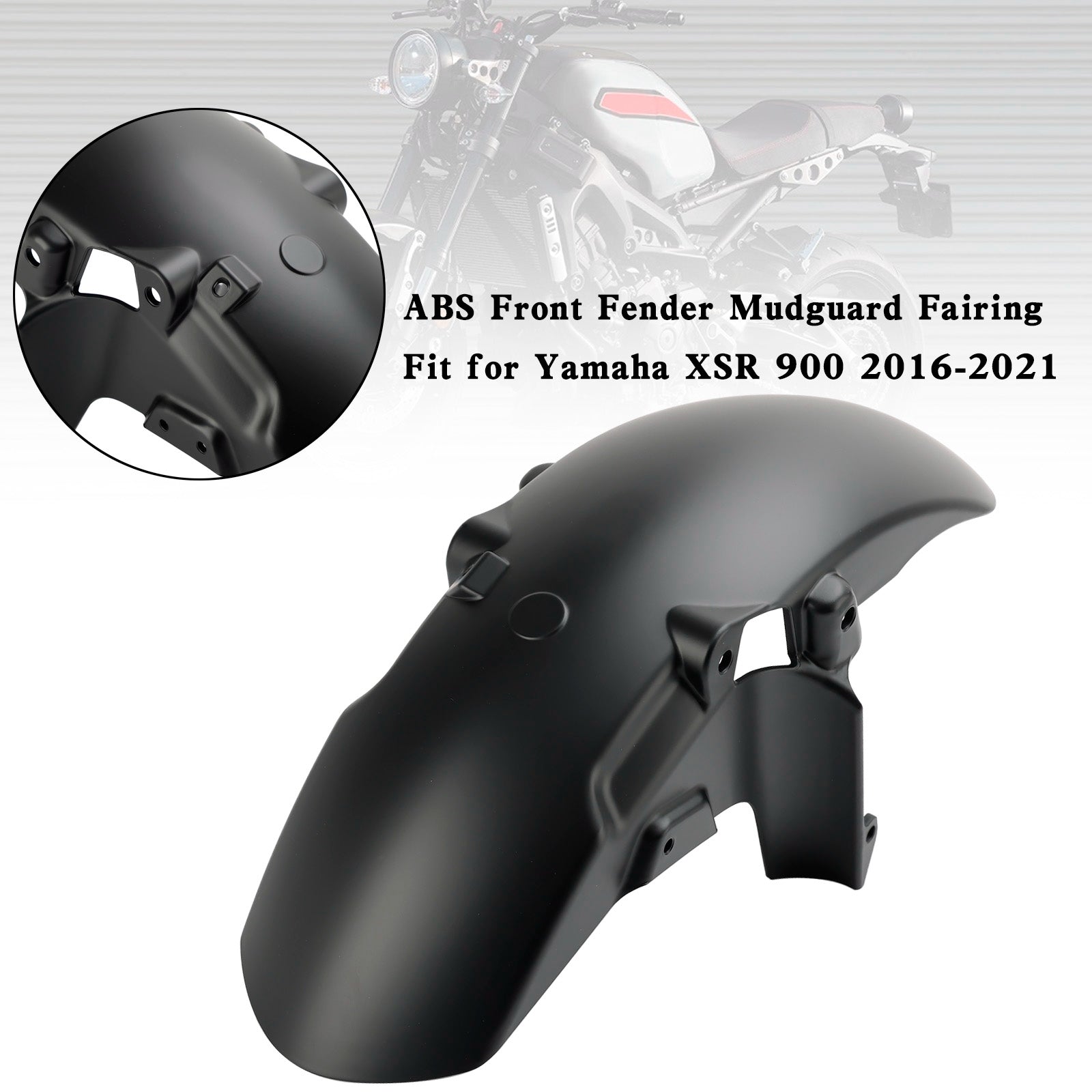 Carenatura parafango parafango anteriore in plastica ABS per Yamaha XSR 900 2016-2021
