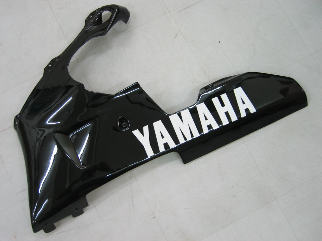 Amotopart 2000–2001 Yamaha YZF 1000 R1 glänzendes Schwarz mit Logo-Verkleidungsset