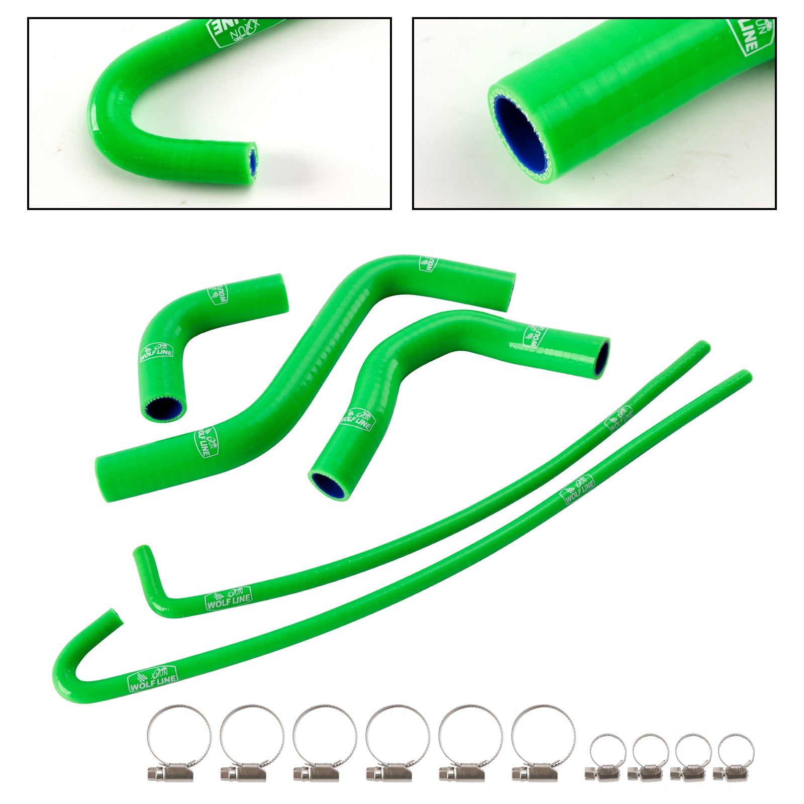 2017-2024 Kawasaki Z900 Silicone Radiator coolant Hose kit