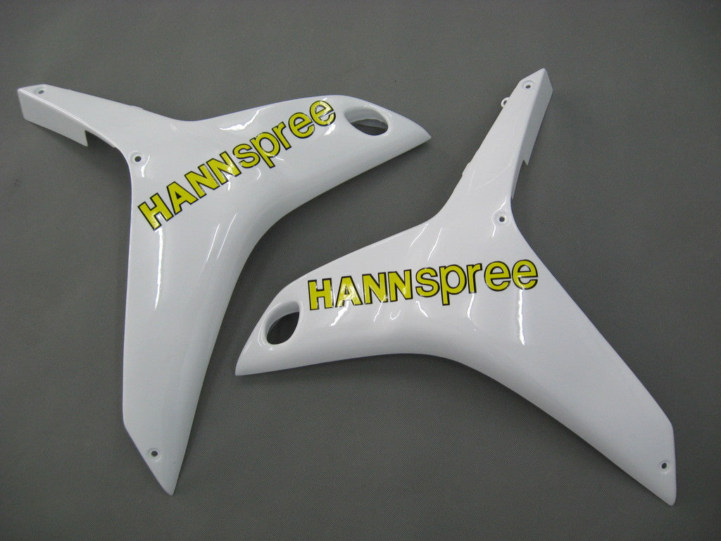 Amotopart 2007–2008 Honda CBR600RR Verkleidungsset in Weiß und Grün