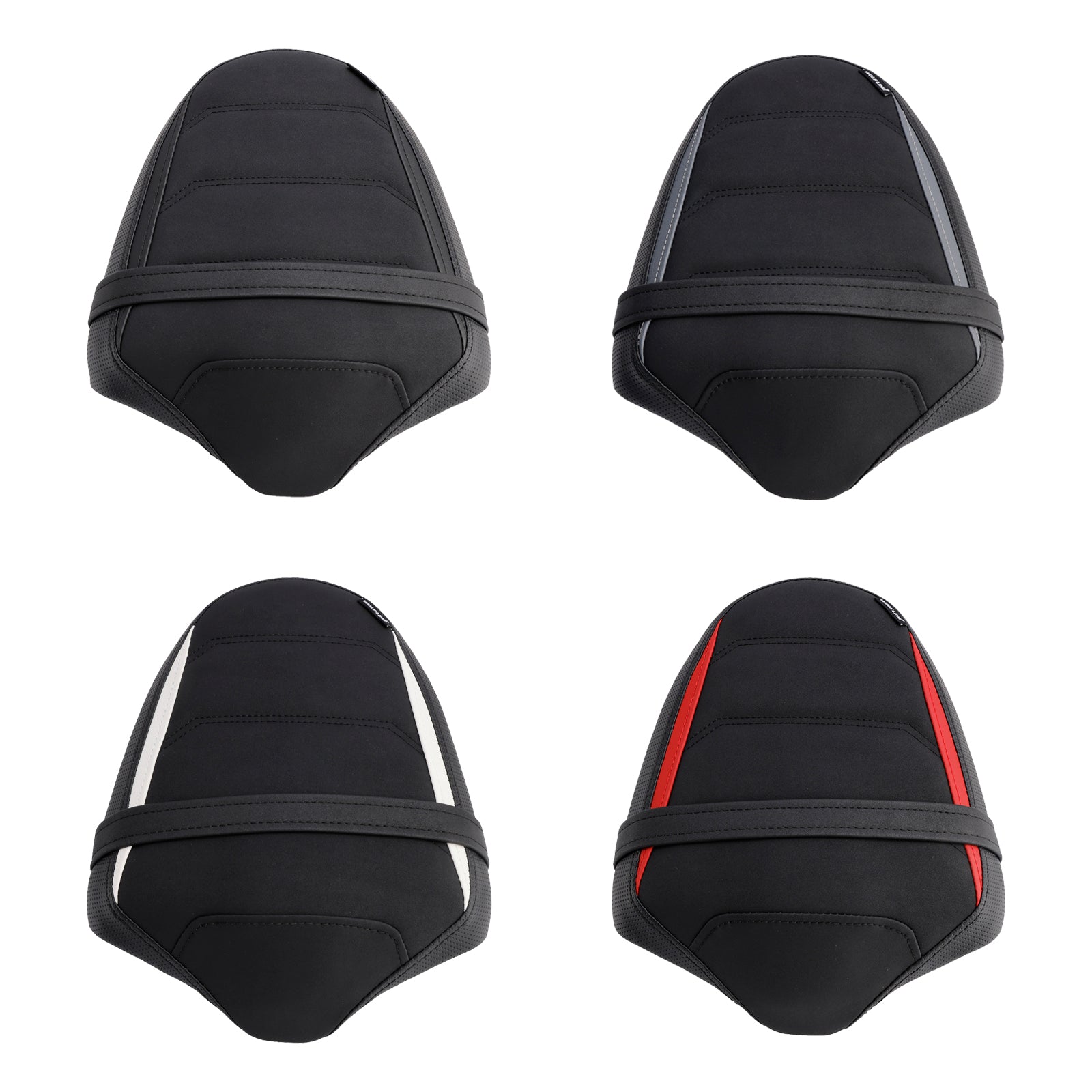 2024-2025 Triumph Daytona 660 Baksätet Passagerarkudde Flat Pu White Red