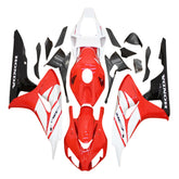 Amotopart 2006-2007 Kit carena Honda CBR1000RR bianco e rosso Style1