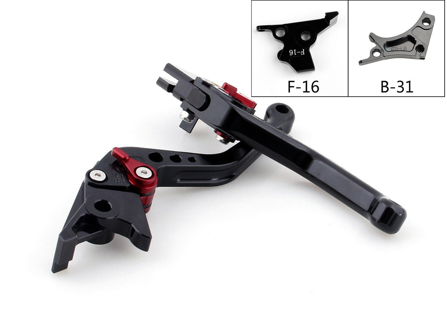 17-18 Kawasaki Short Adjustable Brake Clutch Levers