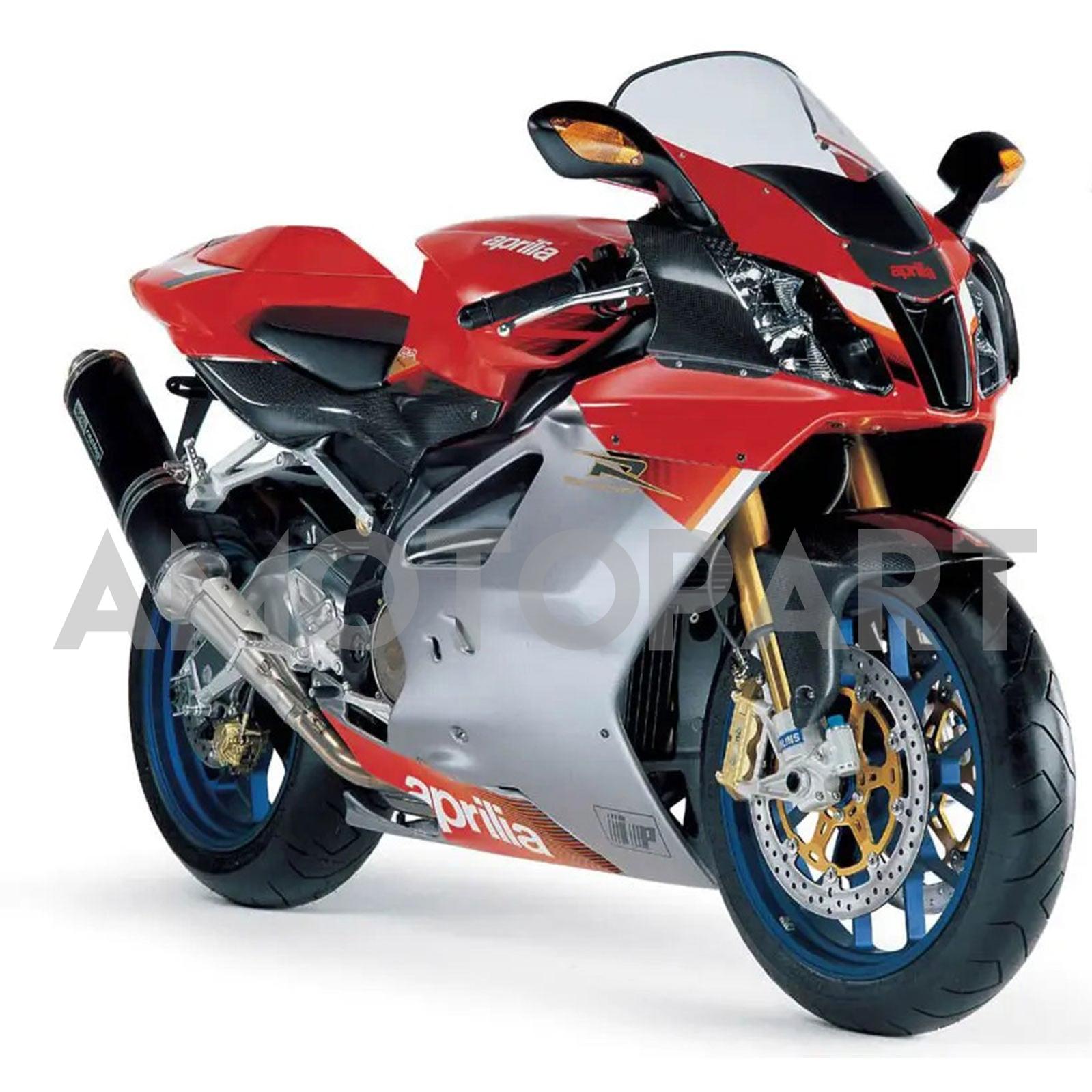 Amotopart 2003-2006 Aprilia RSV1000 Red&Grey Fairing Kit