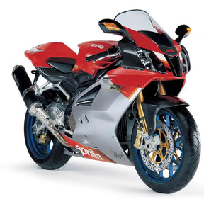 Amotopart 2003–2006 Aprilia RSV1000 rot-graues Verkleidungsset