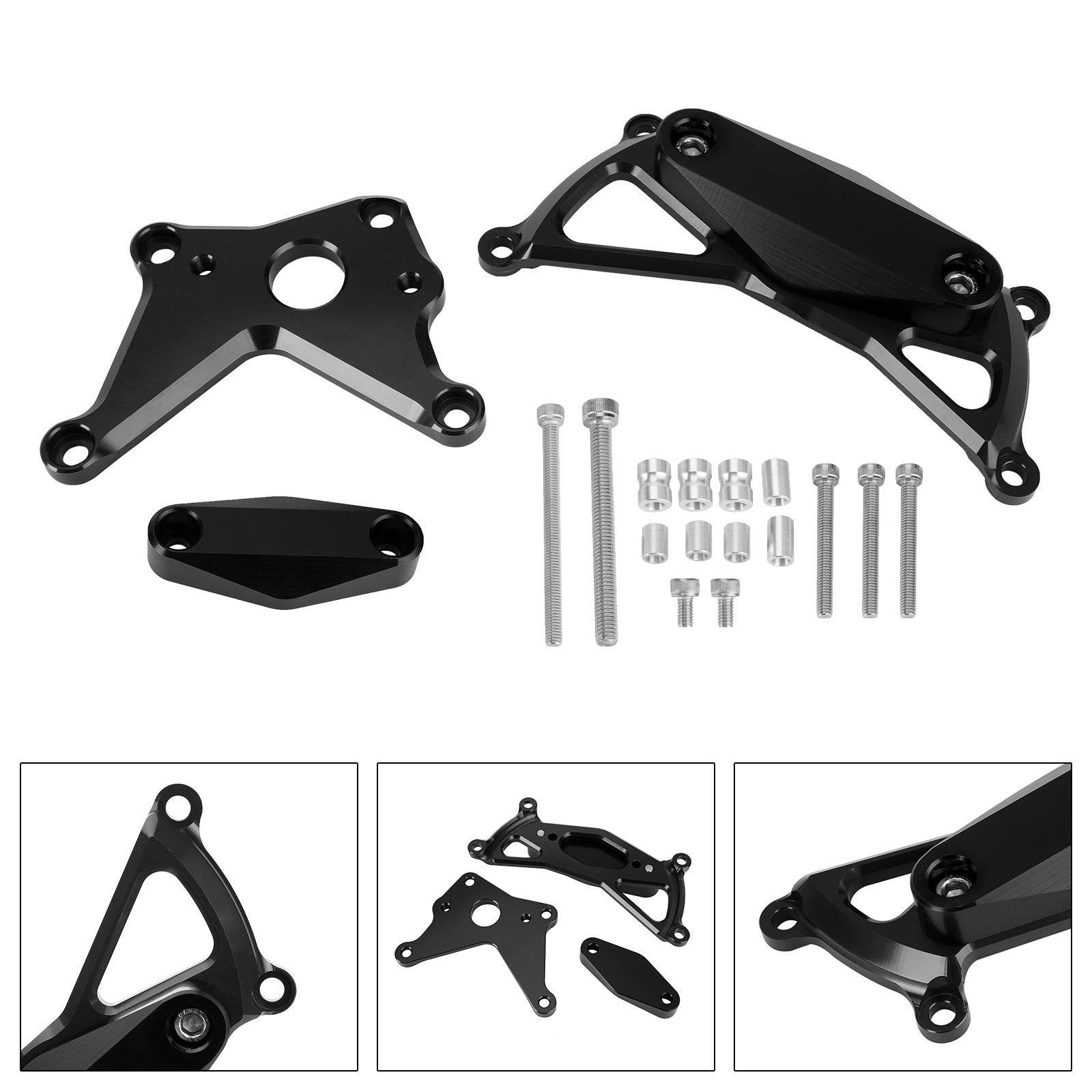 Plastic Engine Protector Covers Slider For Suzuki Gsx-S1000/Gt 21-22 Katana Titanium