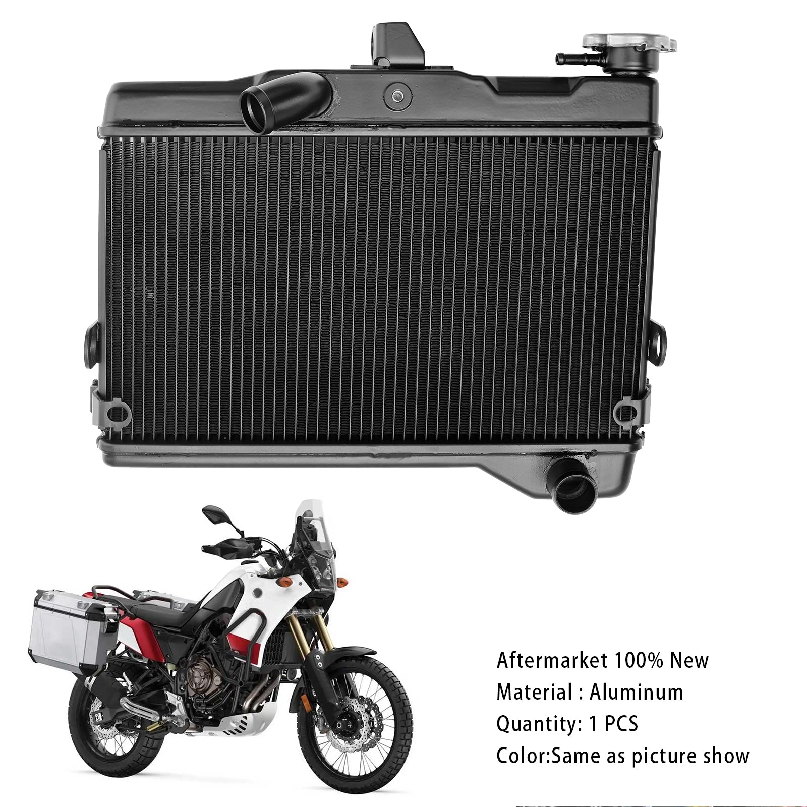 19-24 Yamaha Tenere 700 XTZ700 Radiateur Refroidisseur de moteur