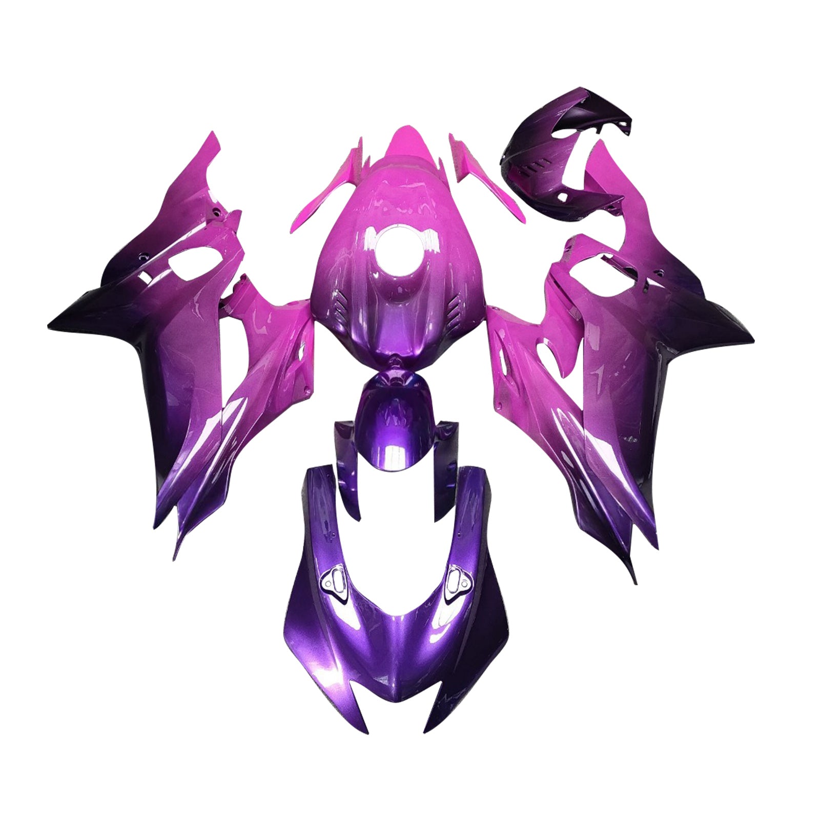 Amotopart 2017-2023 Yamaha YZF-R6 Pink Purple Fairing Kit