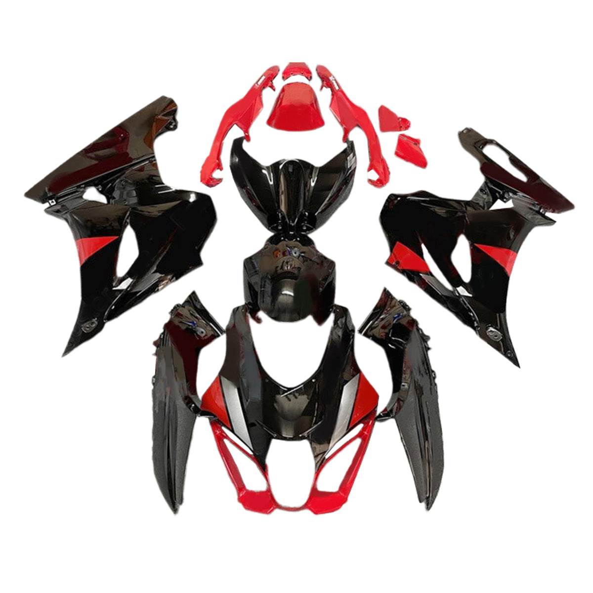 Amotopart 2017-2024 K17 GSXR1000 Suzuki Red&Black Fairing Kit