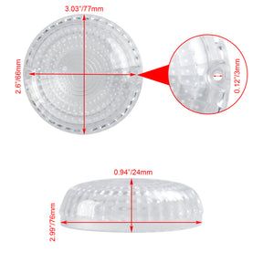 Yamaha V-Star1100 XVS650 Road Star Cubierta transparente para lentes de intermitentes delanteros/traseros