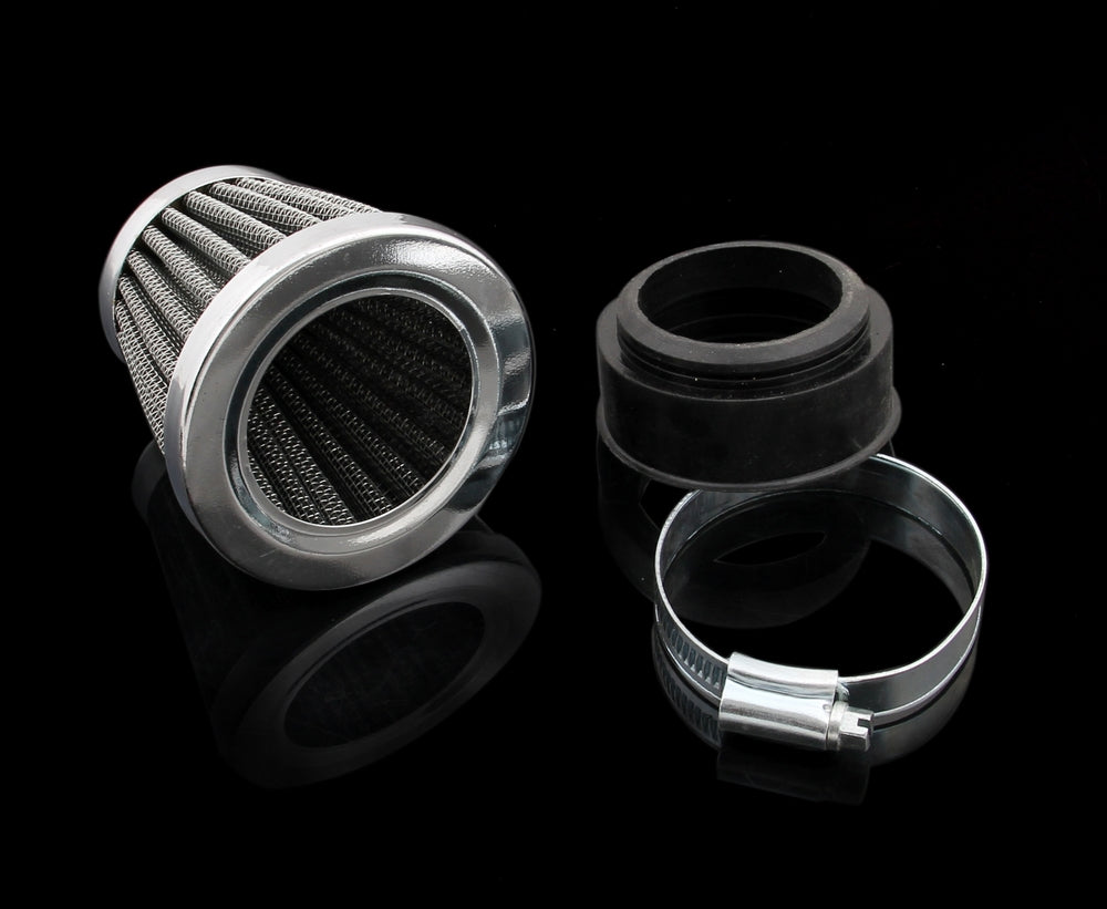 60mm Pod Luftfilter Universal für Honda Yamaha Kawasaki Suzuki Roller ATV