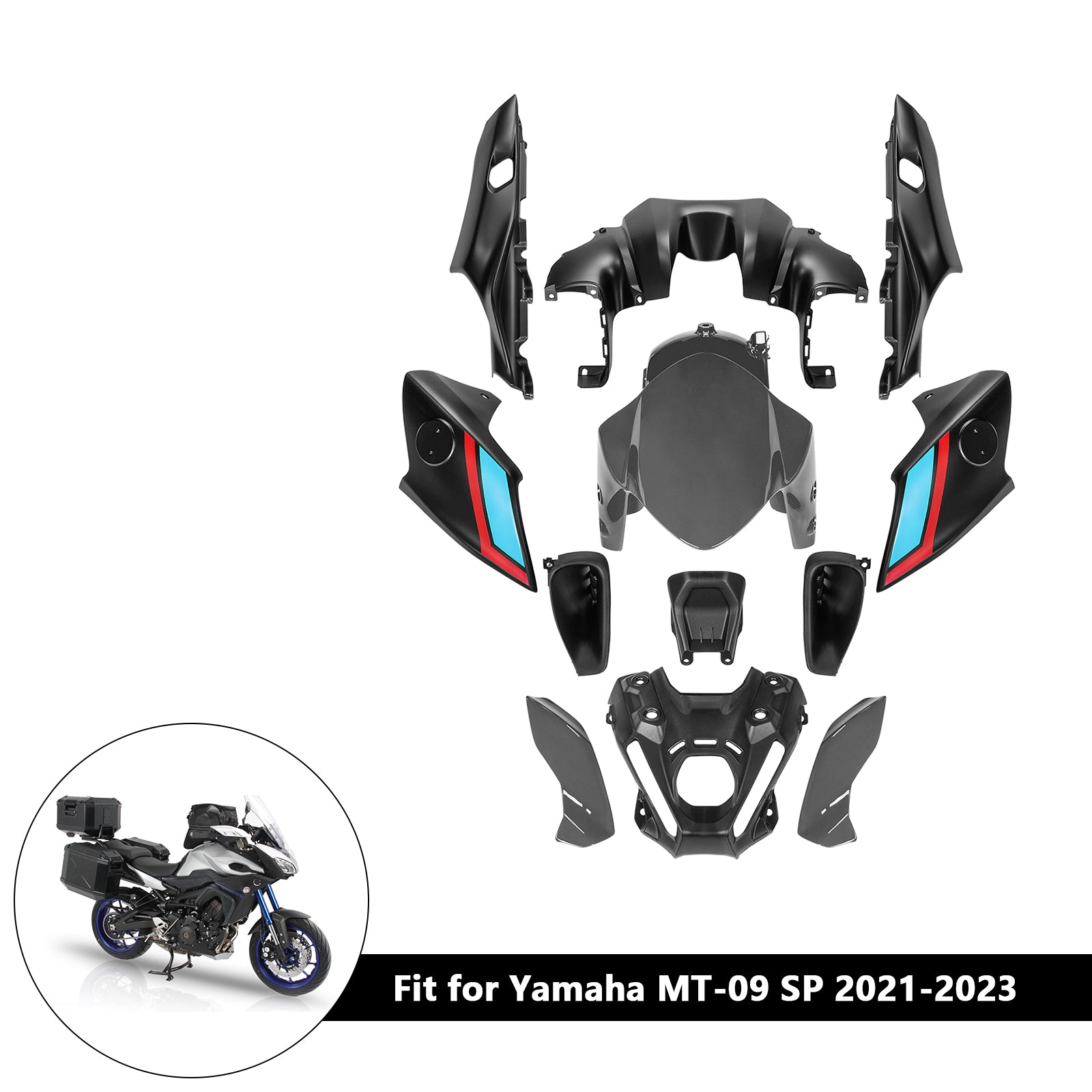 Amotopart 2021-2023 Yamaha MT 09 Fairing Kit