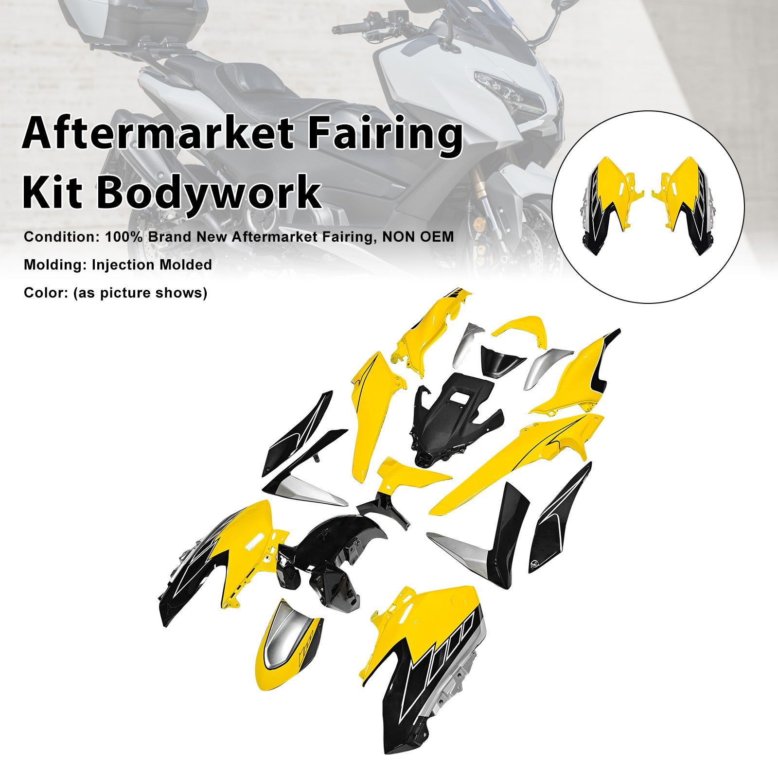 Amotopart 2025-2026 Yamaha TMAX560 Fairing Kit Collection