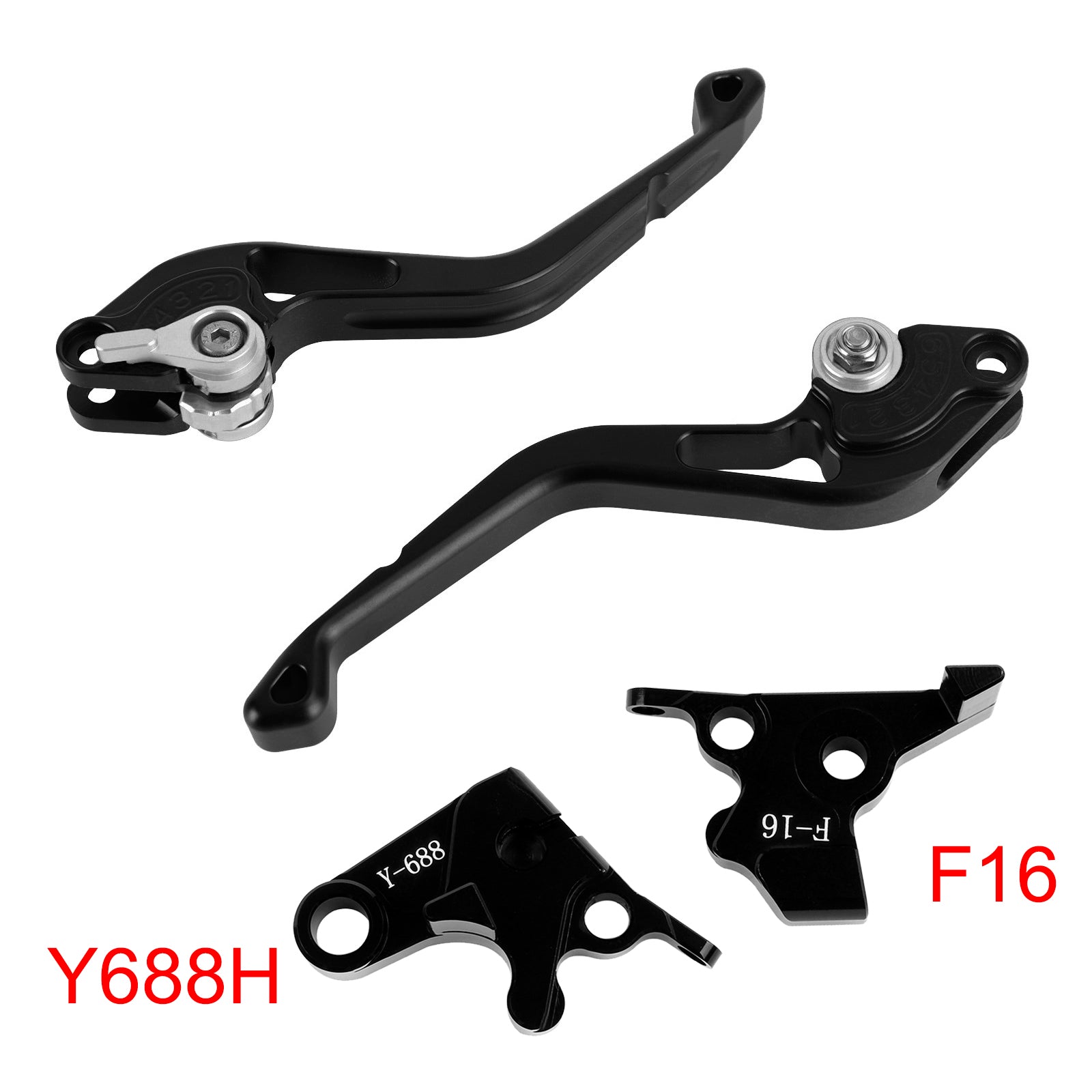 Yamaha FZ6 FAZER XSR 700 900 ABS Silver NEW Short Clutch Brake Lever