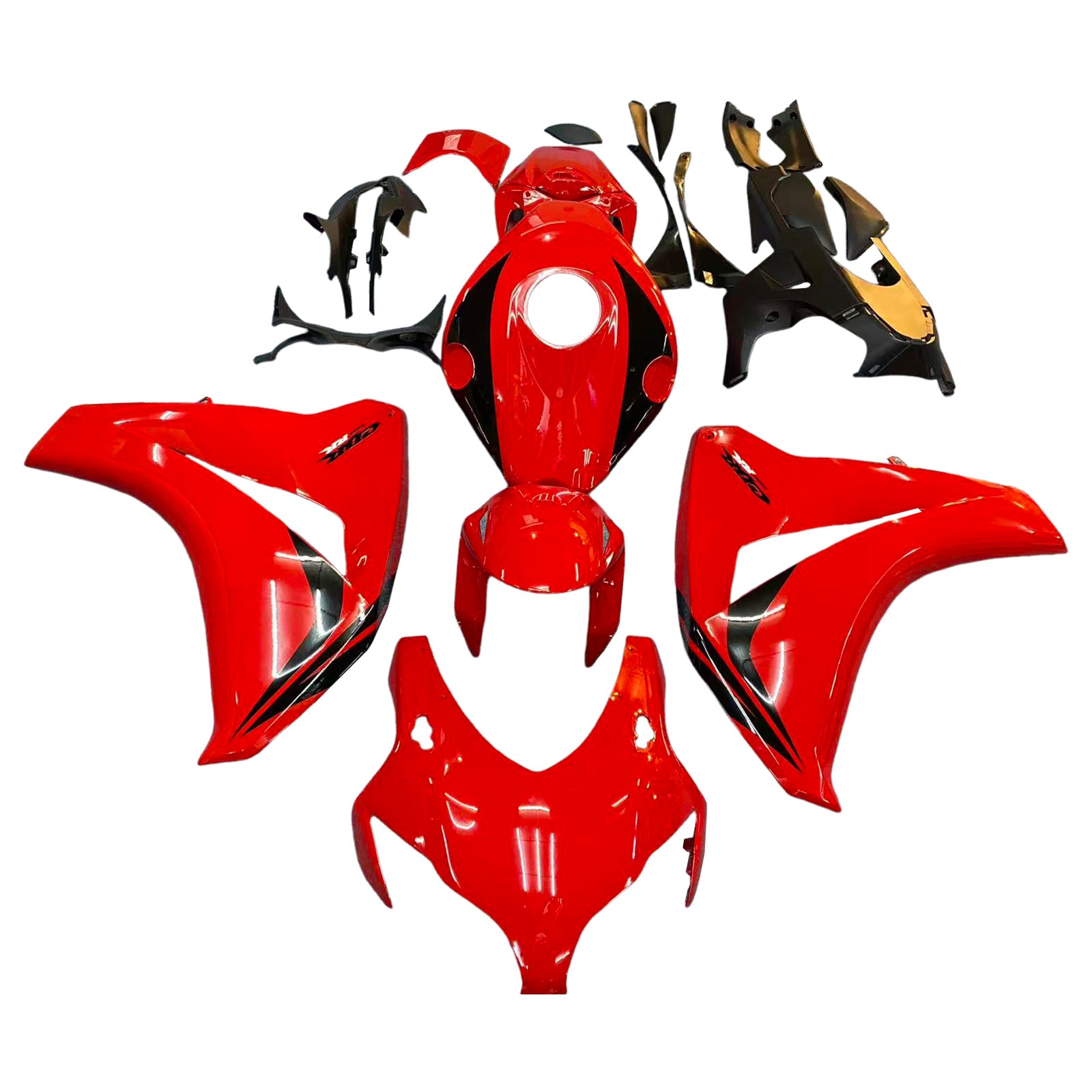 Amotopart 2008-2011 ホンダ CBR1000RR レッド フェアリングキット