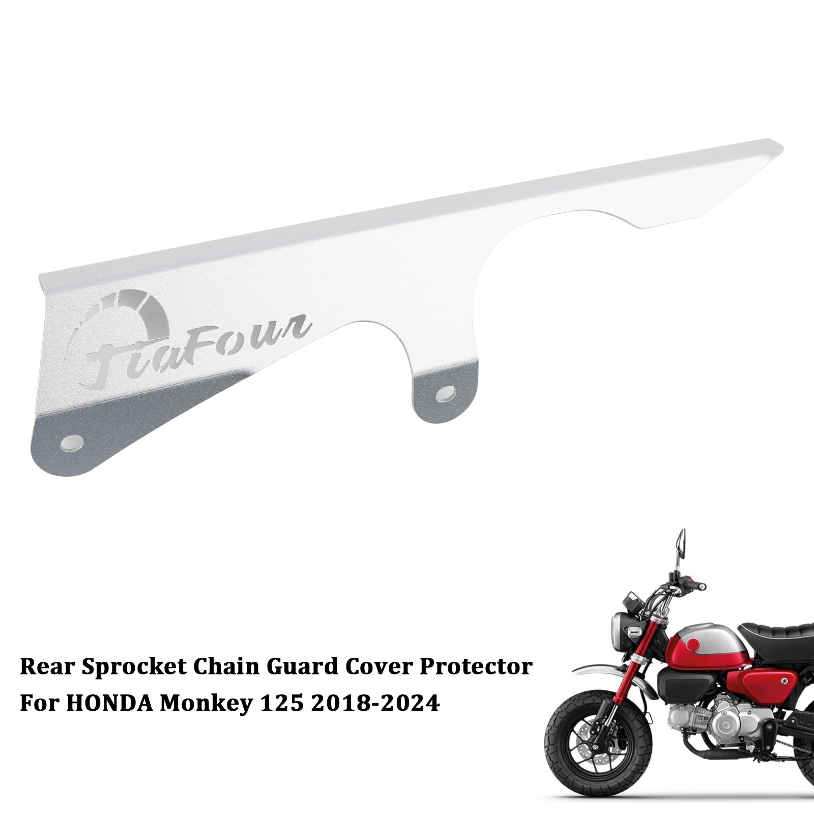 18-24 Honda Monkey 125 Protecteur de couvercle de protection de chaîne de pignon arrière