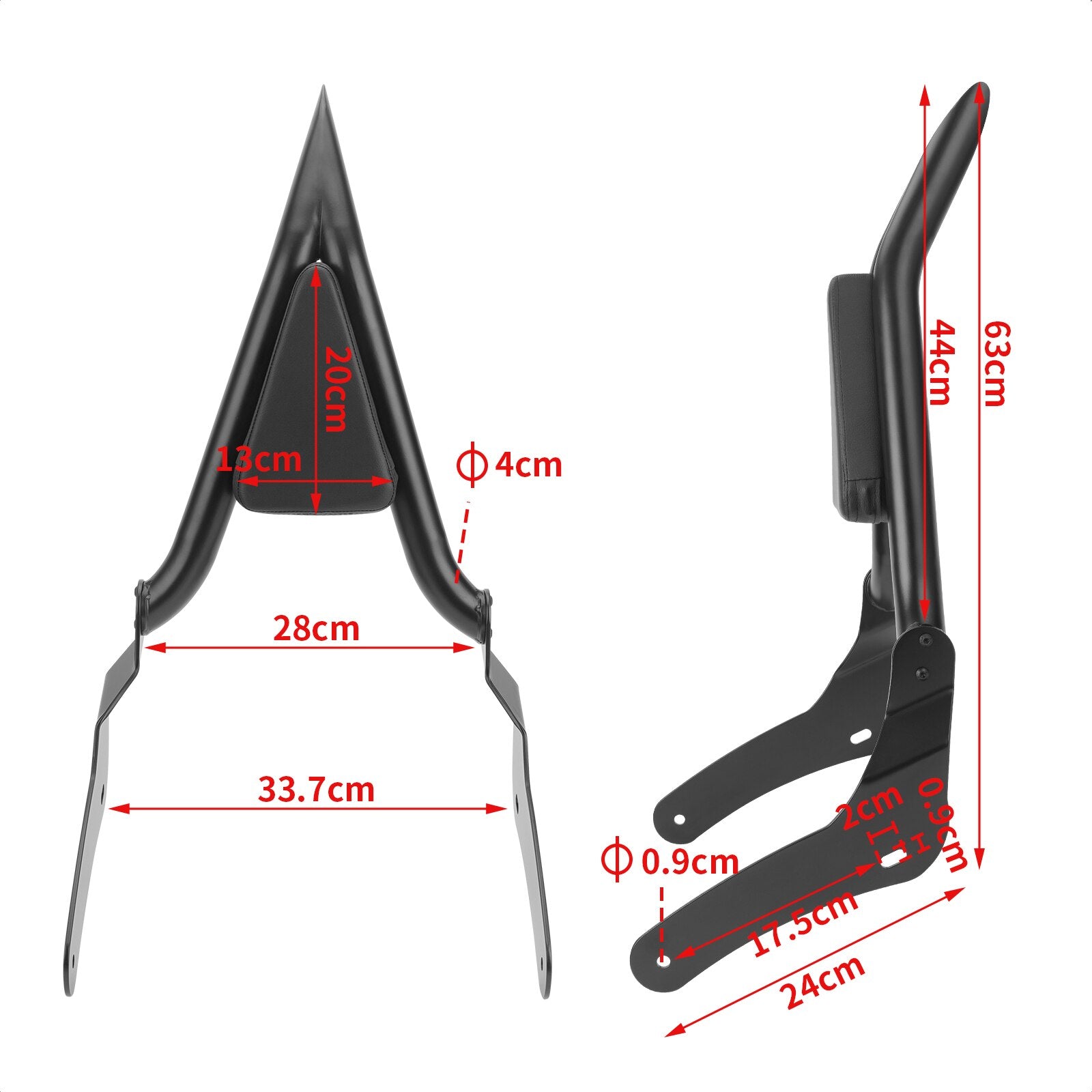 Passenger Sissy Bar Backrest for Honda Rebel 500 300 CMX500 CMX300 2017-2020