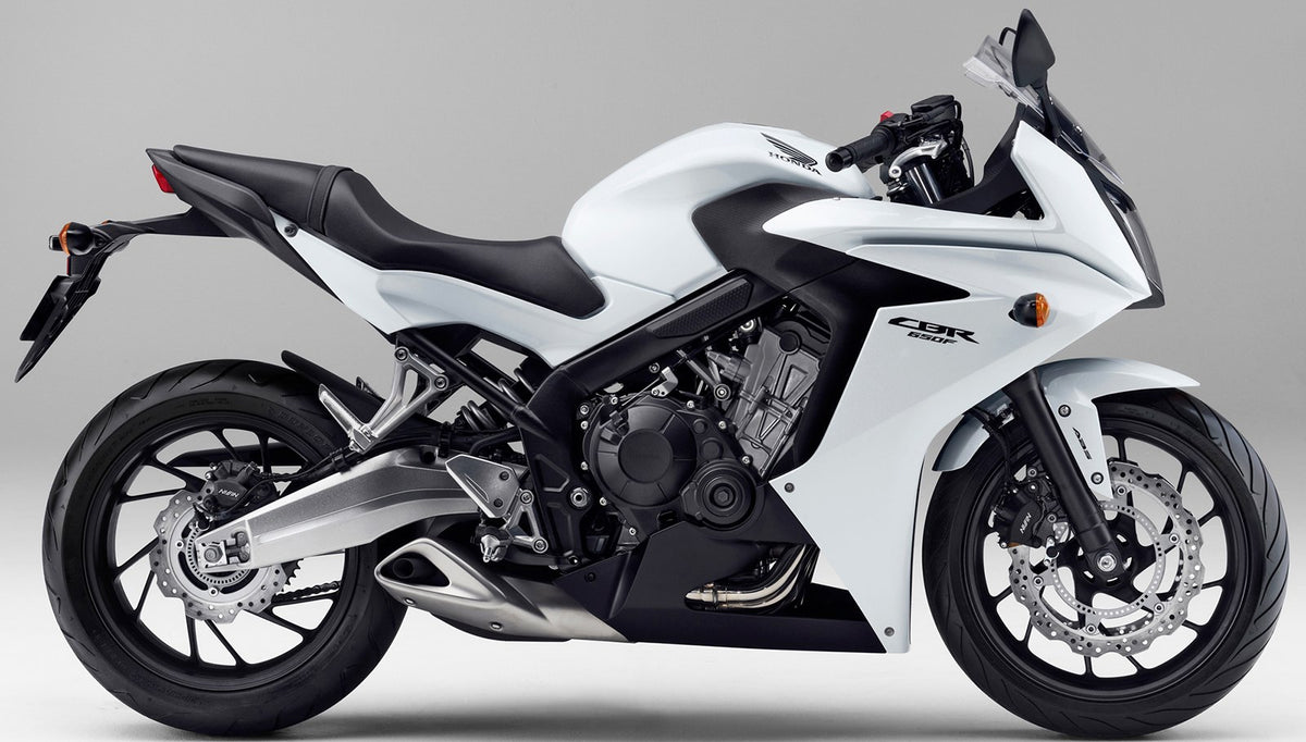 Amotopart 2017-2019 Honda CBR650F Kit de carénage blanc uni