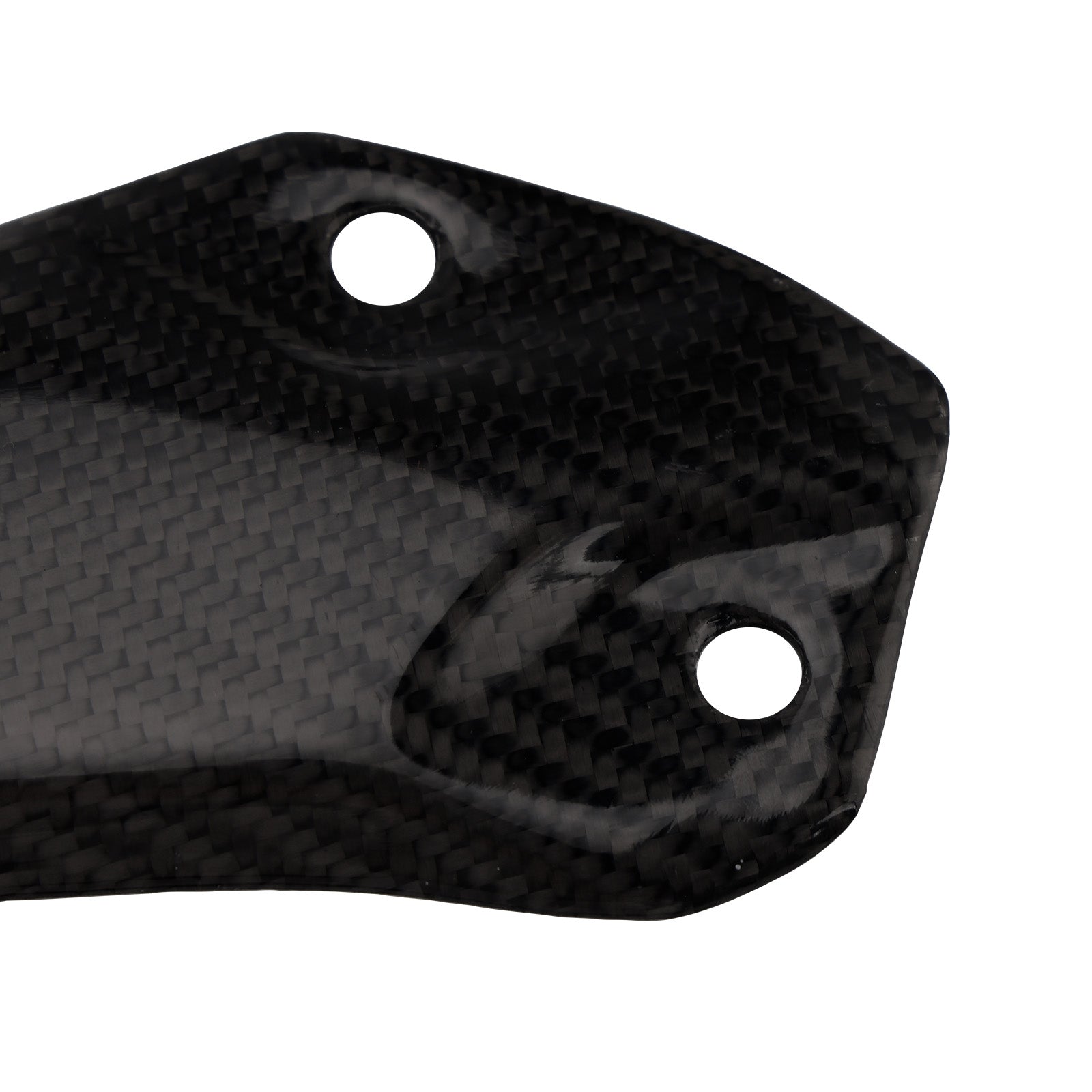 Placa de proteção para pés em fibra de carbono real Kawasaki ZX-4R ZX-4RR ZX-25R