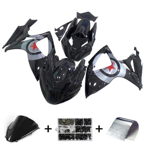 Amotopart 2006-2007 K6 GSXR 600/750 Suzuki Black&Grey Fairing kit