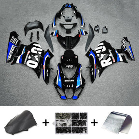 Amotopart 2017-2024 K17 GSXR1000 Suzuki Nero e Blu Style3 Kit carena