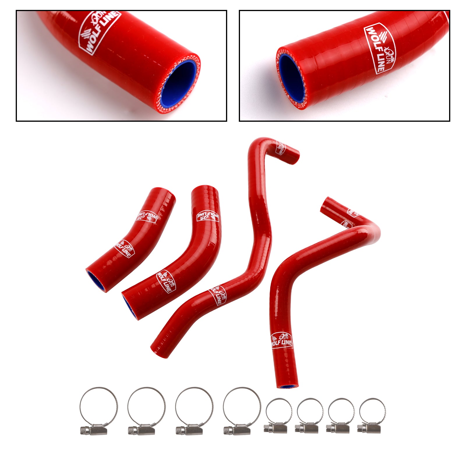 2019-2024 Yamaha Tenere 700 Silicone Radiator coolant Hose kit