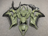 Amotopart 2011-2015 Kawasaki ZX10R Matte Green Fairing Kit