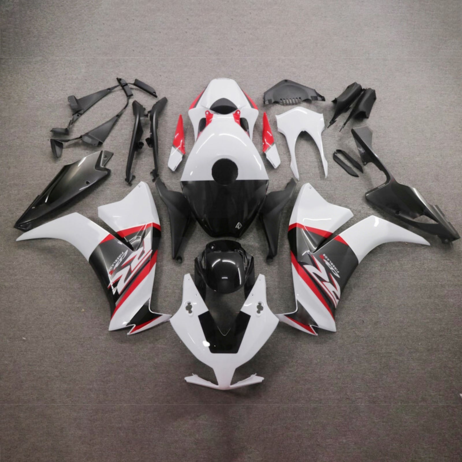 Amotopart 2012-2016 Honda CBR1000RR White/Black Fairing Kit