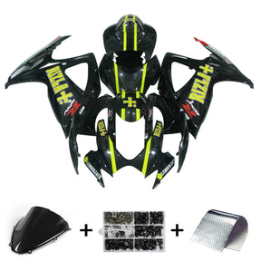 Amotopart 2006-2007 K6 GSXR 600/750 Suzuki Black&Yellow Fairing kit