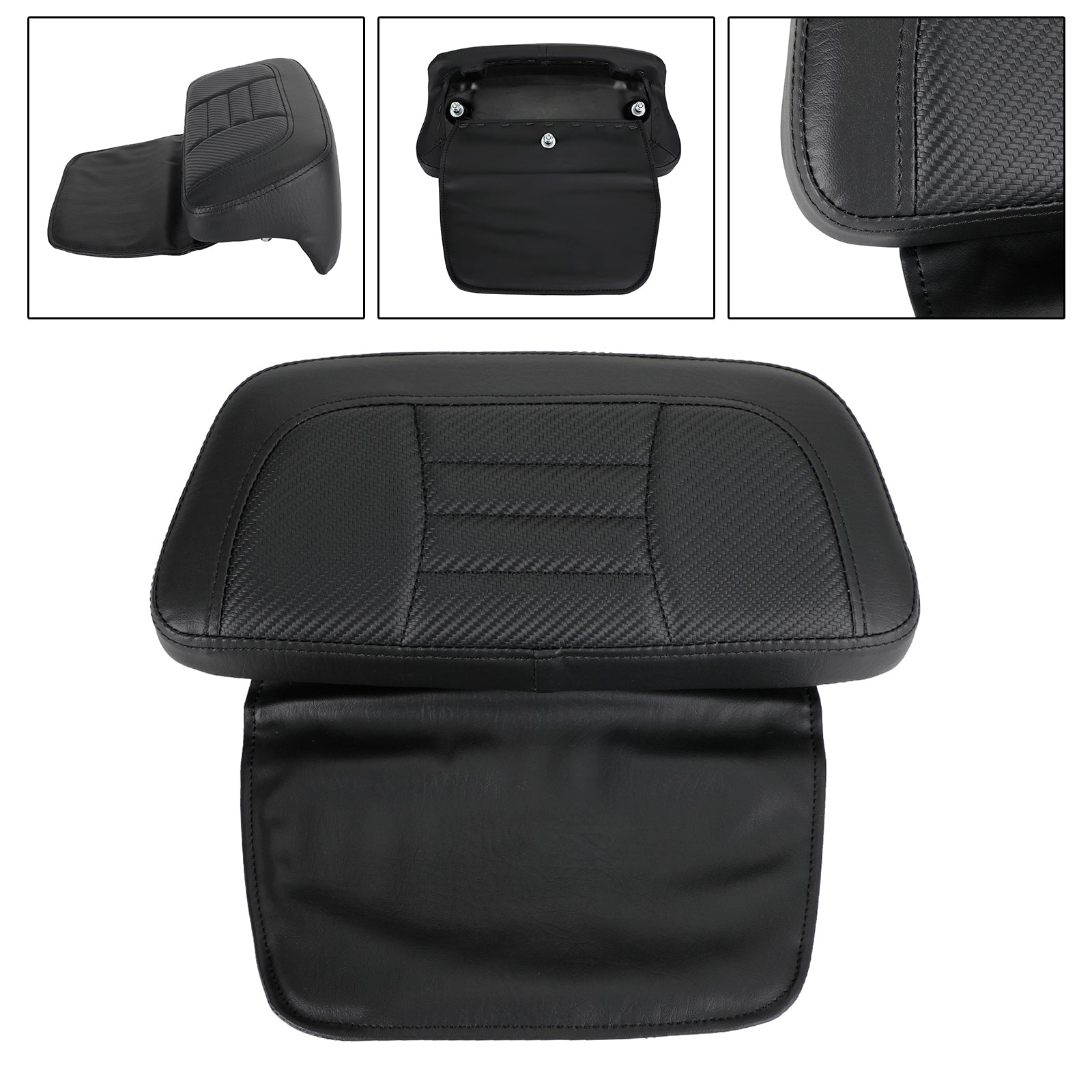 Chopped Pack Trunk Backrest Pad fit for Tour Pak Touring FL Road Glide 2014-Up