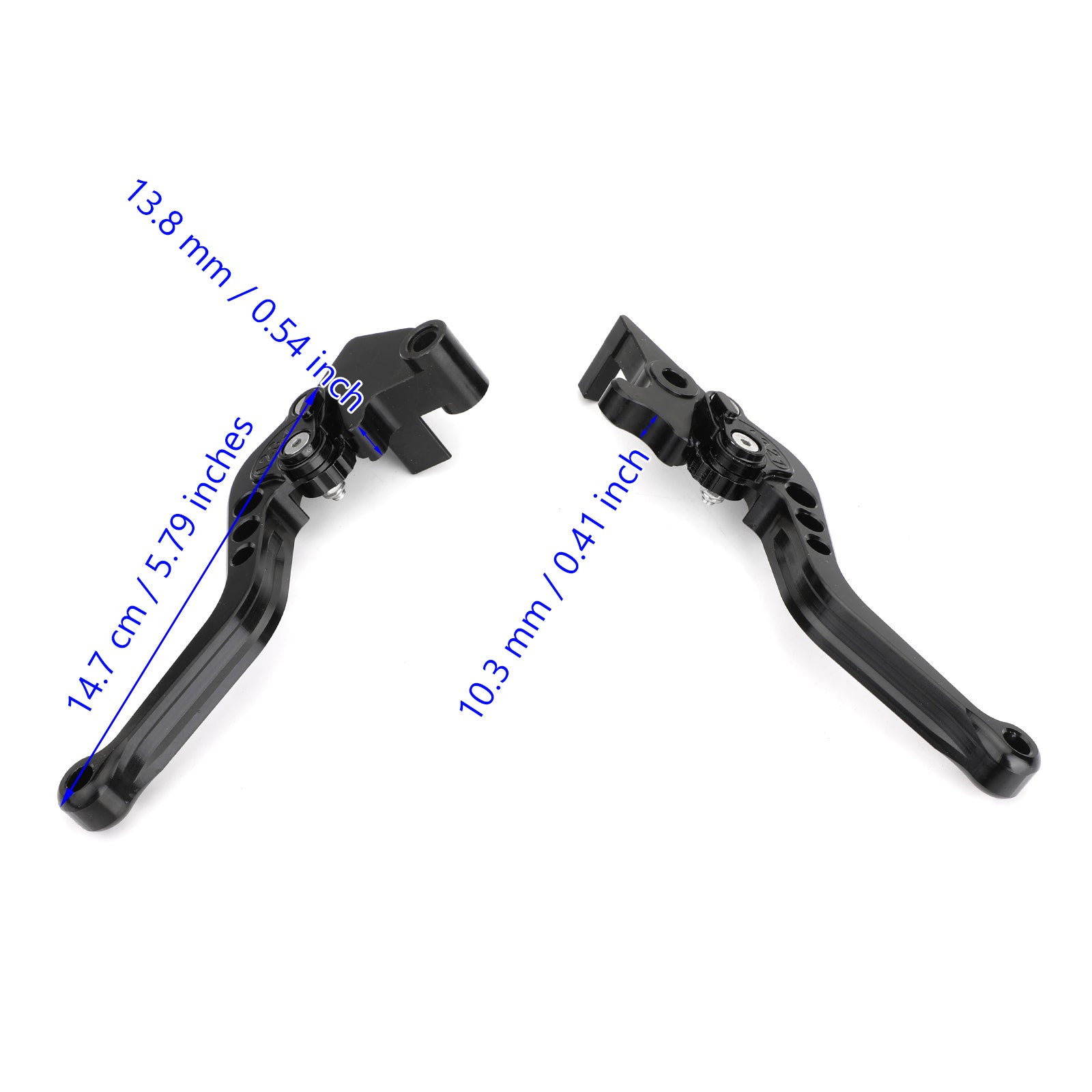 Brake Clutch Levers For Kawasaki Ninja 250 300 Black