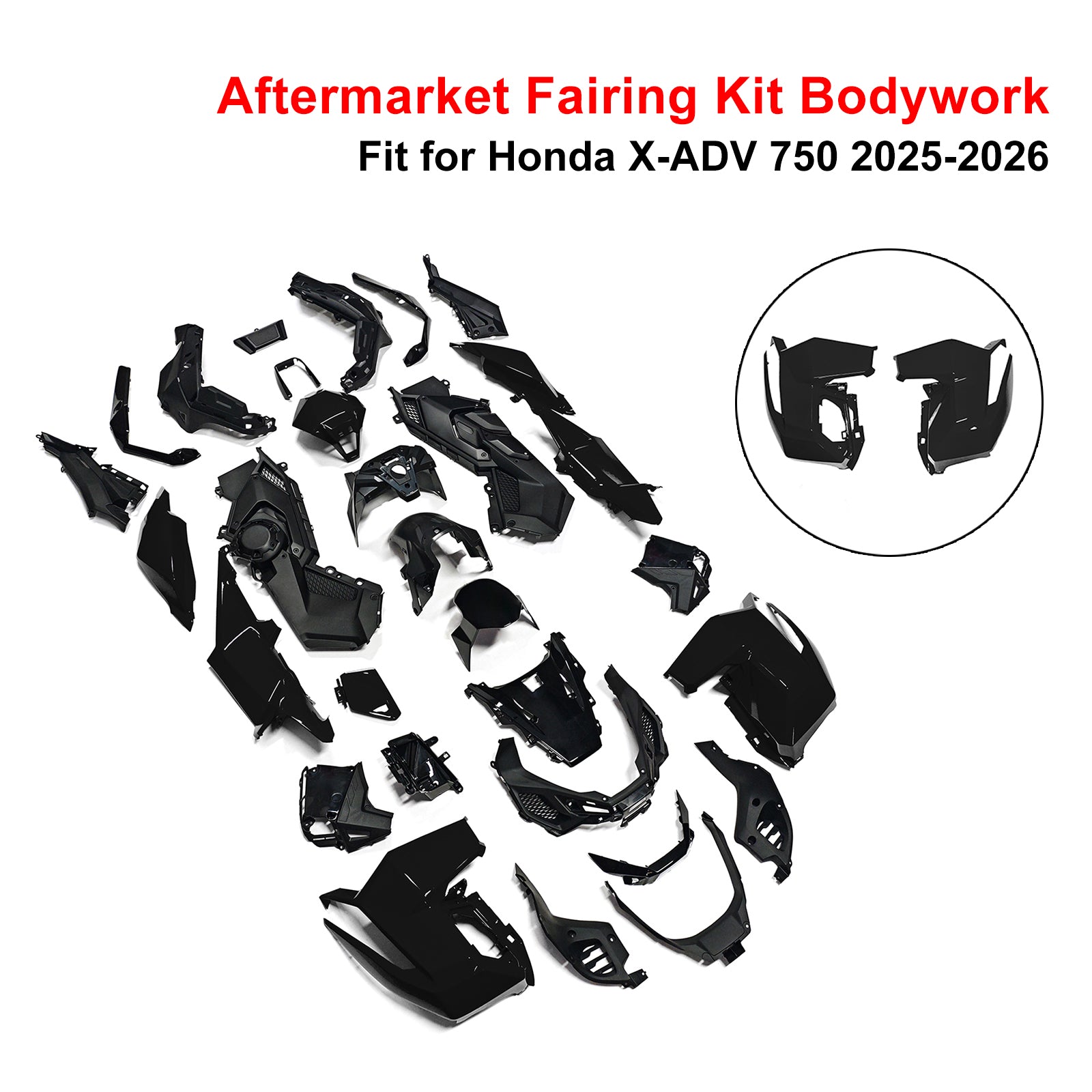 Amotopart 2025-2026 Honda X-ADV 750 Collection de kits de carénage