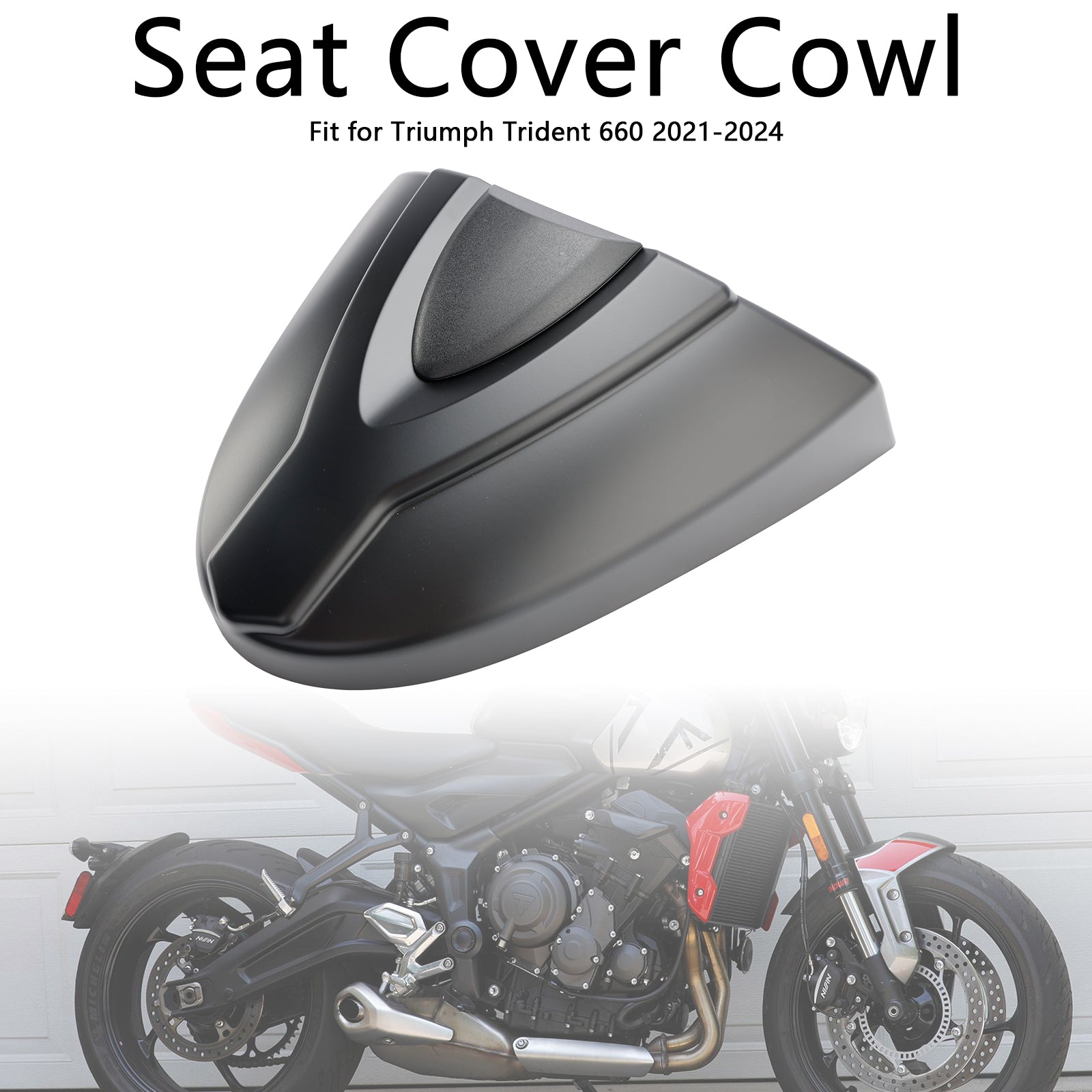 21-24 Trident 660 Tail Rear Seat Cover Fairing Cowl