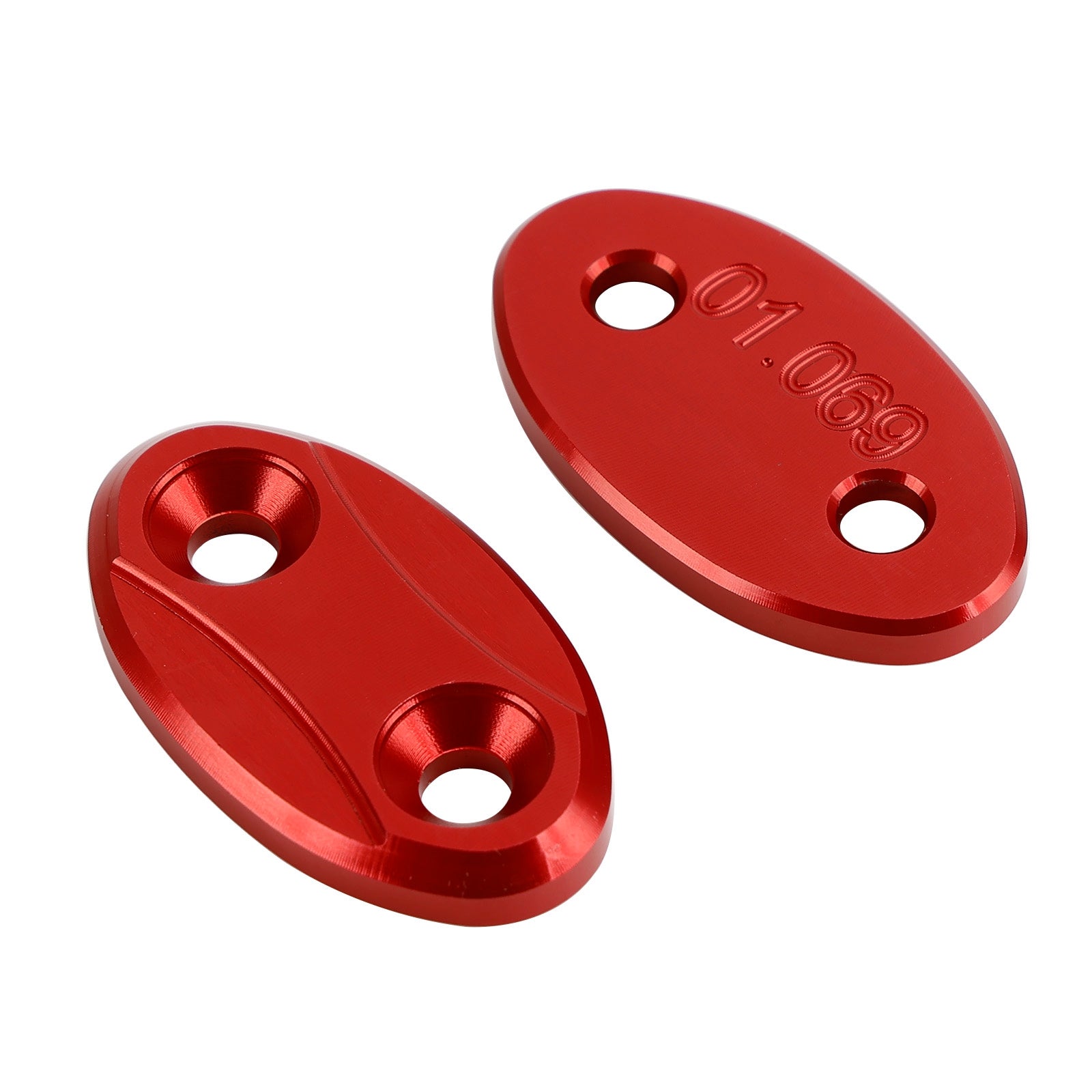 Aluminum Mirror Block Off Plates Hole Caps For Yamaha YZF-R1 R1 2007-2014