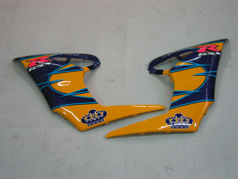 Amotopart 2005-2006 Suzuki GSXR1000 Yellow&Blue Fairing Kit